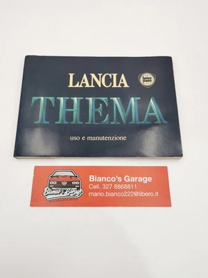 Libretto uso e manutenzione Lancia Thema - Immagine 1 di 4