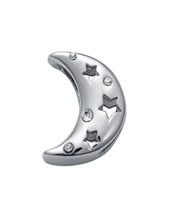 Motivo Viceroy In Acciaio A Forma Di Luna Con Stella Per Bracciale Di 9,5 Mm - Foto 1 di 1