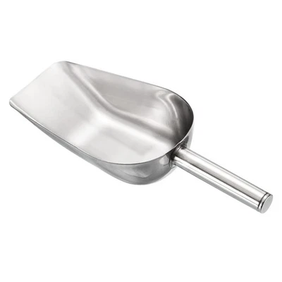 Ice Scoop Stainless Steel 11.4x3.3" Flour Cereal Sugar Food Utility Shovel Foto 1 de 4