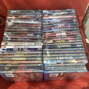Lot Of 48 Factory Sealed Horror Only Movies 6 Blu Ray + 42 DVD No Loose Discs - Picture 1 of 7