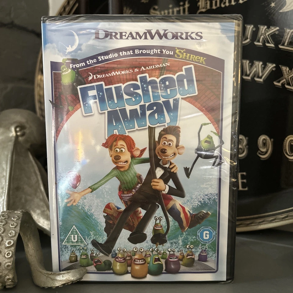 Flushed Away (R2 DVD, 2012) Hugh Jackman Kate Winslet Ian McKellen *NEW SEALED* - Image 1 of 1