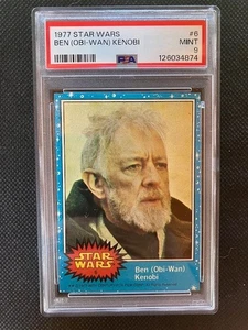 1977 Topps Star Wars # 6 Ben (Obi-Wan) Kenobi           (PSA Mint 9) - Picture 1 of 3