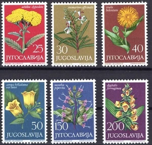 Yugoslavia 1965 ☀ Flowers / Flora set Michel #1118-1123 ☀ MNH (**) - Picture 1 of 1