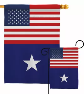 Bandiera da giardino blu US Bonnie storica patriottica regalo decorativo cortile casa striscione - Foto 1 di 17