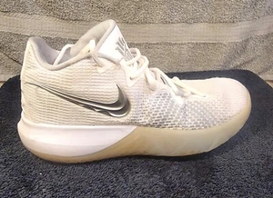 Nike-Men's white  Nike Kyrie #11 Flytrap Metallic Silver sneakers Size 7.5 - Picture 1 of 9