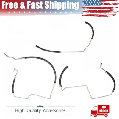 Set of 3 Power Steering Hose For 02-09 Chevy Chevrolet Trailblazer Envoy EXT GMC Foto 1 de 4