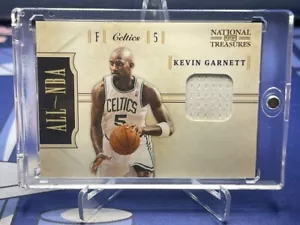 2011 Panini National Treasures Playoff ALL-NBA Kevin Garnett #24 /99 HOF RARE - Picture 1 of 2