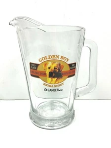 Grander Mountain Mtn. Sporting Goods *Golden Boy* Extra Stout Beer Glass Pitcher - Picture 1 of 8