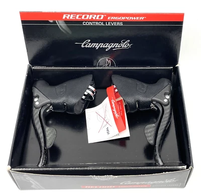NOS Campagnolo Record QS Ultra 10-Speed ErgoPower Brake/Shift Levers Mechanical - Image 1 of 4