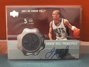 2003-04 Upper Deck Honor Roll Jason Kidd Auto & Jersey - Picture 1 of 2