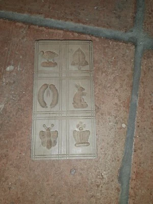 Springerle Spekulatiusform Backform Vogel Glocke Wurst Hase Schmetterling Krone - Bild 1 von 4