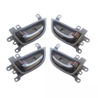 Manija de puerta negra delantera trasera izquierda derecha interior Hyundai Elantra 2011-2016 X4 Foto 1 de 4