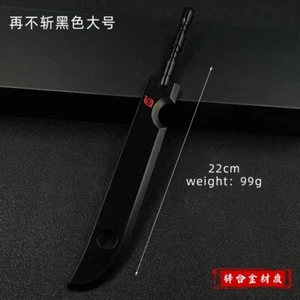 Naruto Shippuden Black Zabuza Sword Anime Cosplay Konoha - Picture 1 of 1