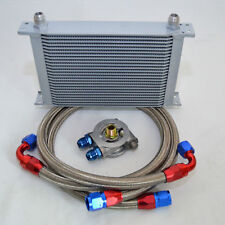 Produktbild - Universal Zusatz Ölkühler Set 25 Reihen inkl. Anschluss-Set mit Thermostat