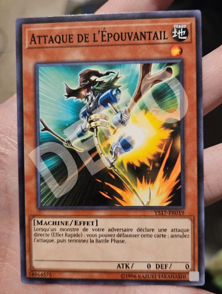 misprint swift scarecrow DEMO french yugioh ys17 error - Image 1 of 1