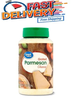 Great Value Grated Parmesan Cheese Gluten-Free 16 Oz - Image 1 of 4