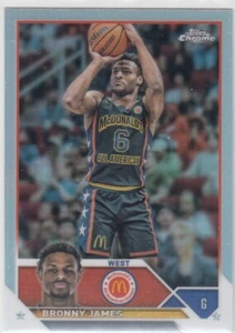2023 Bronny James Topps Chrome McDonalds ROOKIE REFRACTOR #20 - LA Lakers USC - Picture 1 of 1