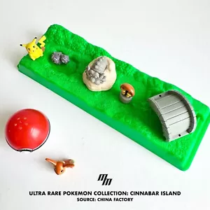 Micro Machines: Pokémon Pre-Production Playset - Cinnabar Island - Picture 1 of 5