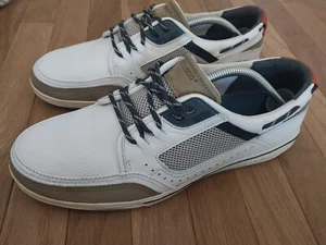 Sebago Triton Sport Men’s Dock/Boat Shoes 12m White Gray VGC Water Resistant - Picture 1 of 9