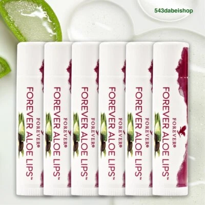 6 x Aloe Lips Forever Living Aloe Vera Lippenpflegestift