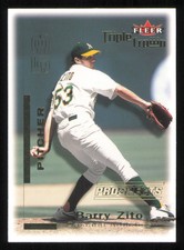 2001 Fleer Triple Crown #286 Barry Zito - - - Near Mint