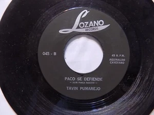 TAVIN PUMAREJO Paco Boxeador/Paco se defiende LOZANO 45RPM - Picture 1 of 2