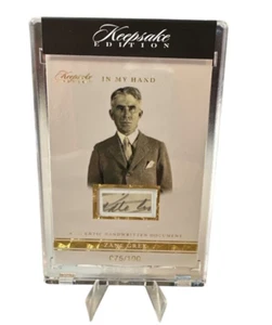 Tarjeta reliquia Zane Grey 2024 edición recuerdo #32 - con caja de exhibición 075/100 - Imagen 1 de 3