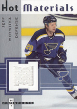 2005-06 Hot Prospects Materials Jersey #HM-JW - JEFF WOYWITKA