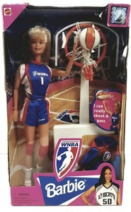 WNBA Barbie Puppe Basketball Rebecca Lobo 1998 Mattel #20205 NEU OVP HALL OF FAME - Bild 1 von 8