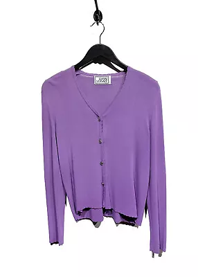 Gianni Versace Lilac Cardigan - Image 1 of 4