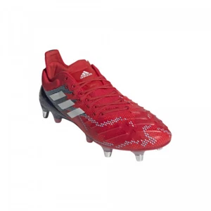 Adidas Predator XP SG Terrain Bold Rugby Boots Shoe Unisex (Red) FZ3834 New UK 8 - Picture 1 of 12