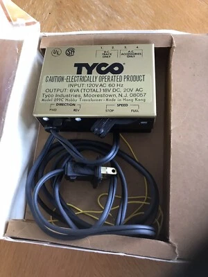 TYCO HO Modelo Vintage Nº Paquete de energía transformador hobby 899C con caja Hong Kong Foto 1 de 4