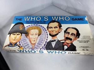 Rare Vintage Cadaco The Who's Who Name Game of the Famous and Infamous New Seale - Picture 1 of 3