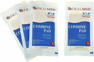 Lot of 19 Dealmed Sterile Combine Pads 5" x 9" NEW/STERILE - Picture 1 of 2