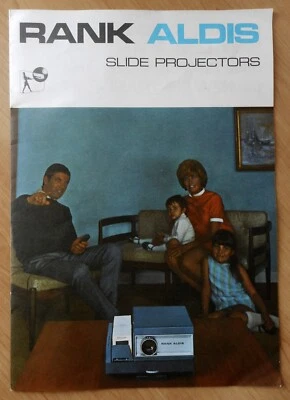 RANK ALDIS SLIDE PROJECTORS Product Range Original Vintage 1970s Brochure A4 - Image 1 of 3