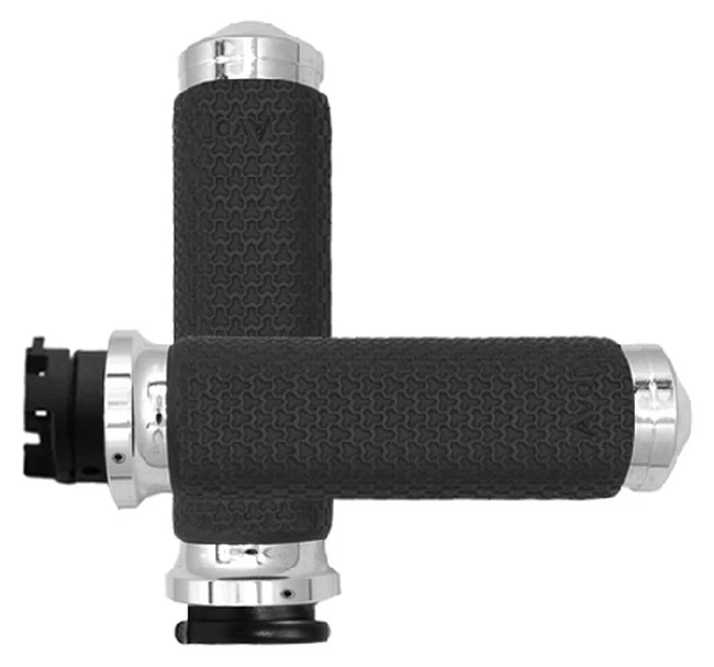 Empuñaduras de espuma viscoelástica cromadas Avon IN-S-MF-63A-CH para 15-17 Indian Scout Foto 1 de 1