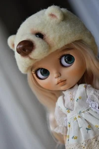 Custom ICY Doll, Handmade Neon Blythe Style Doll, OOAK Art Doll with Outfit - Picture 1 of 17