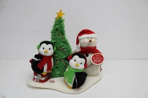 Hallmark Jingle Pals Very Merry Trio 2006 animado cantando muñeco de nieve y pingüinos - Imagen 1 de 9