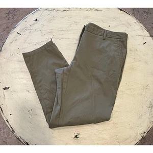 Talbots Women’s Army Green Relaxed Chino Pants Size 14  - Picture 1 of 8