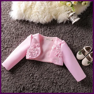 Baby Mädchen Kleidung bestickt Mantel Prinzessin kurz Cape Kleinkind Jacken Oberbekleidung - Bild 1 von 34