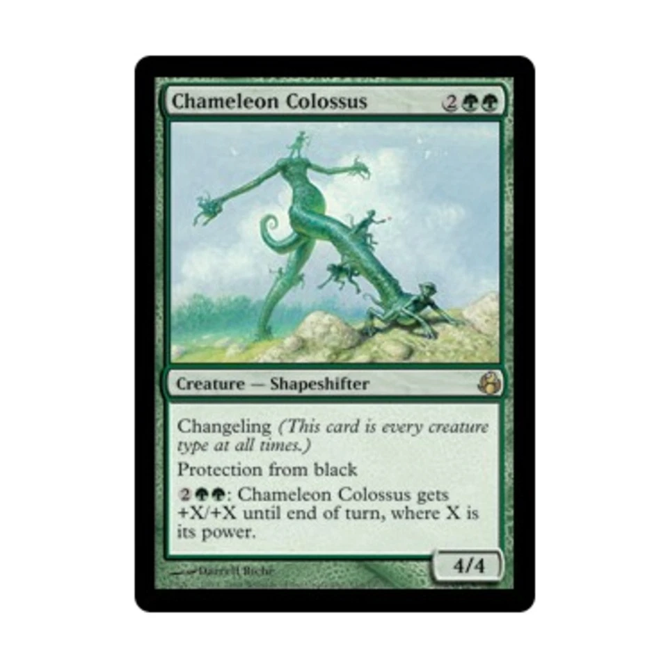 WOTC MtG Morningtide Chameleon Colossus (R) (Foil) VG - Image 1 of 1