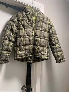 LL Bean Downtek Puffer Coat Kids 80% Down Full Zip Unisex Fleece Lined S8 Size - Picture 1 of 12