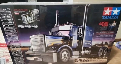 Tamiya RC Electric 1/14 Grand Hauler Matte Black Edition Kit #56356 Sealed! - Image 1 of 4