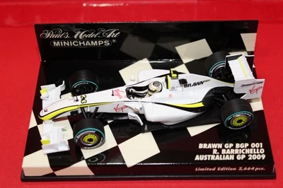 1/43 Brawn GP BGP 001 Mercedes (2009) - #23 R. Barrichello - MINICHAMPS - Immagine 1 di 3
