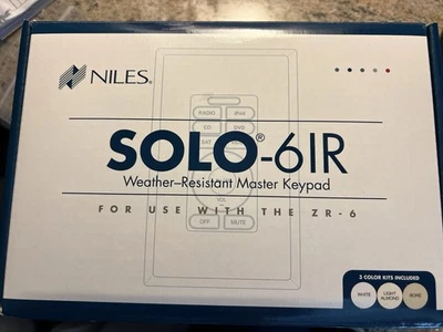NILES SOLO-6IR WEATHER-RESISTANT MASTER KEYPAD FOR USE WITH ZR-6 - Image 1 of 3