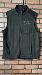 Ducks Unlimited Vest Men's Large Black Zip Pocket Outdoor Wetlands Conservation - Picture 1 of 12