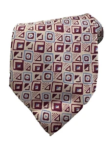 Vintage Charvet Place Vendome Mens Silk Tie France NEW w/Tags Luxury Artsy RARE - Picture 1 of 10