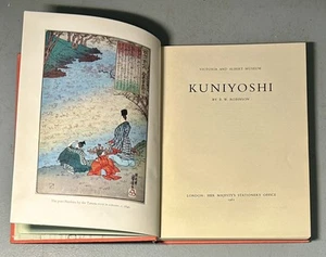 KUNIYOSHI Japanese Woodblock Prints by B.W. Robinson / London 1961 First Edition - Picture 1 of 4