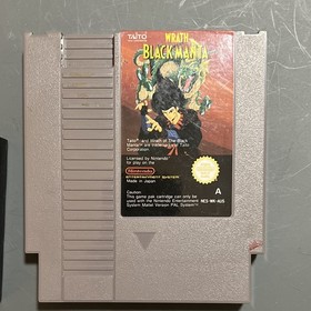 taito Wrath of the Black Manta NES Nintendo Entertainment System Game PAL