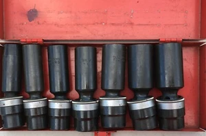 Enchufes universales Sae 1/2” Drive Deepwell Impact 6 Pt 7 piezas - Imagen 1 de 3